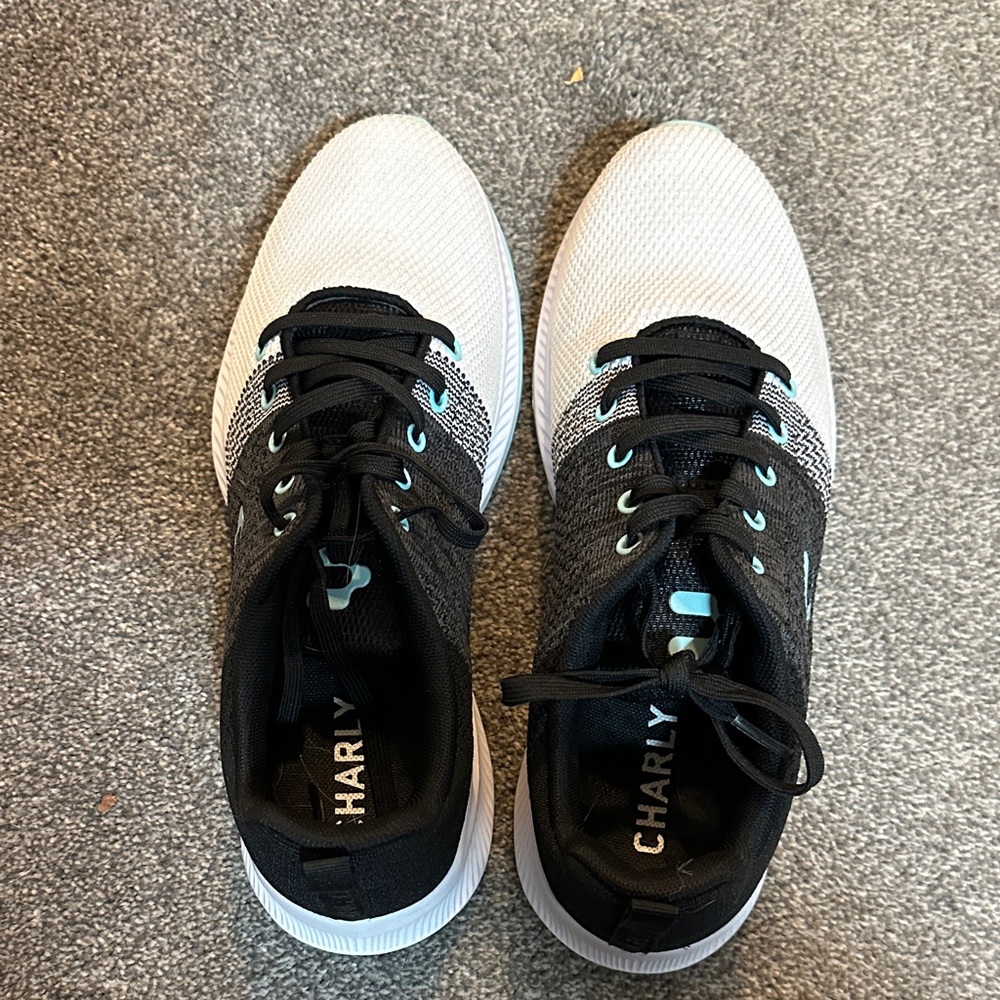 Charly Black and White Sneakers